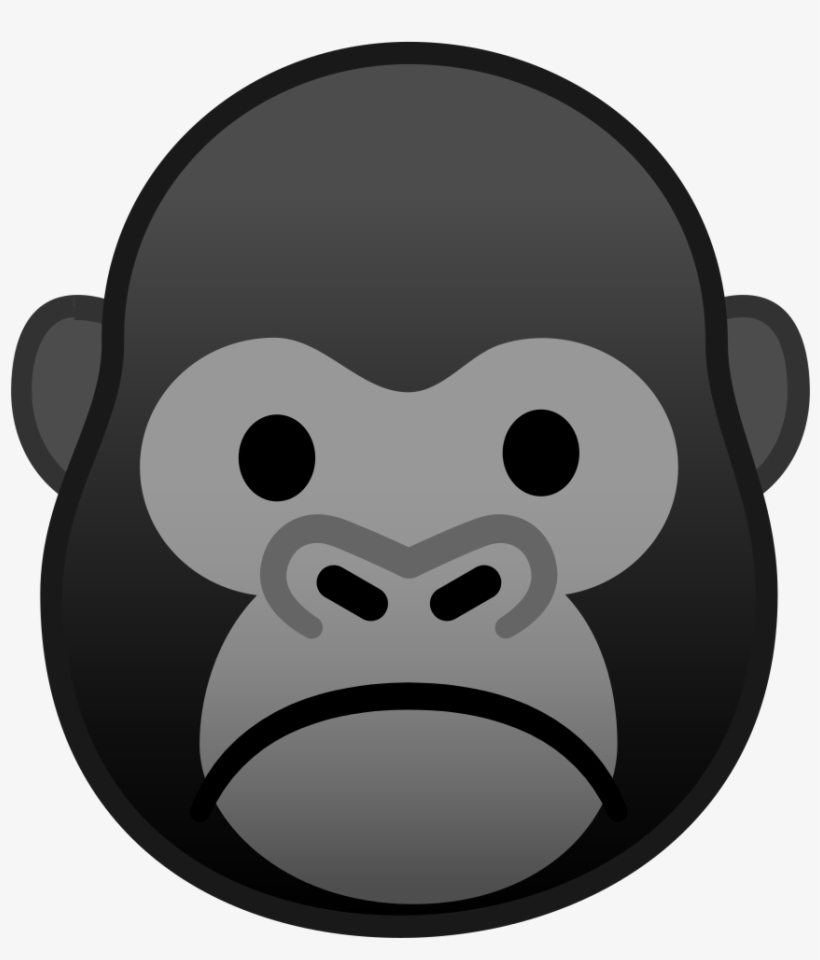 Banner Freeuse Download Icon Noto Emoji Animals Nature - Gorilla Icon, transparent png download