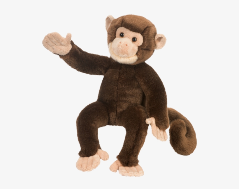 Chocolate Brown Body With Light Brown Hands, Feet And - Sprite The Monkey Stuffed Animal By Douglas, transparent png download