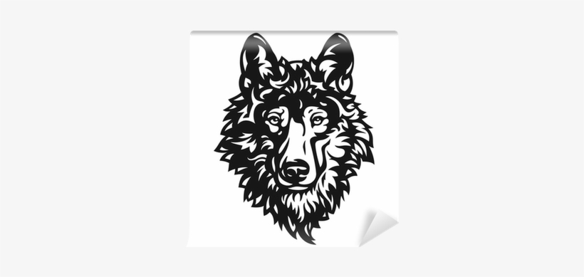 Tete De Loup Stylisee, transparent png download