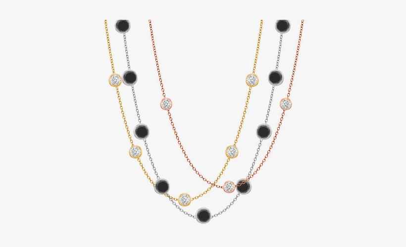 Diamond By The Yard All Diamonds Necklace - Diamond By The Yard Necklace Gold, transparent png download
