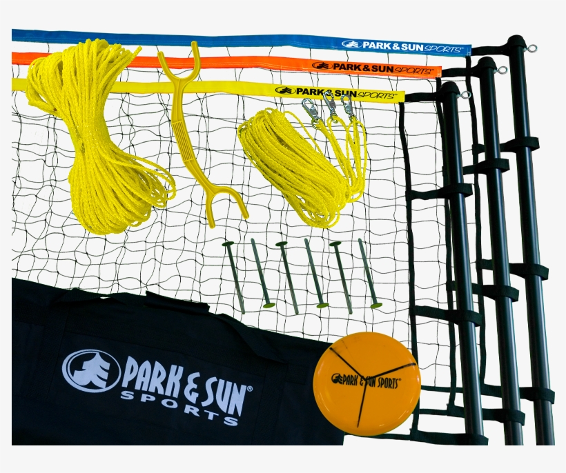 Park And Sports Spectrum Volleyball Triball Pro Product - Park & Sun Tri-ball Rec 3-way Volleyball Set, transparent png download