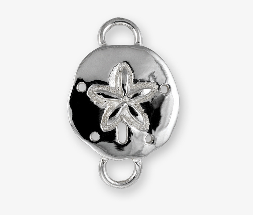 Home - Sand Dollar Polished Bracelet Clasp - 14k Yellow Gold, transparent png download
