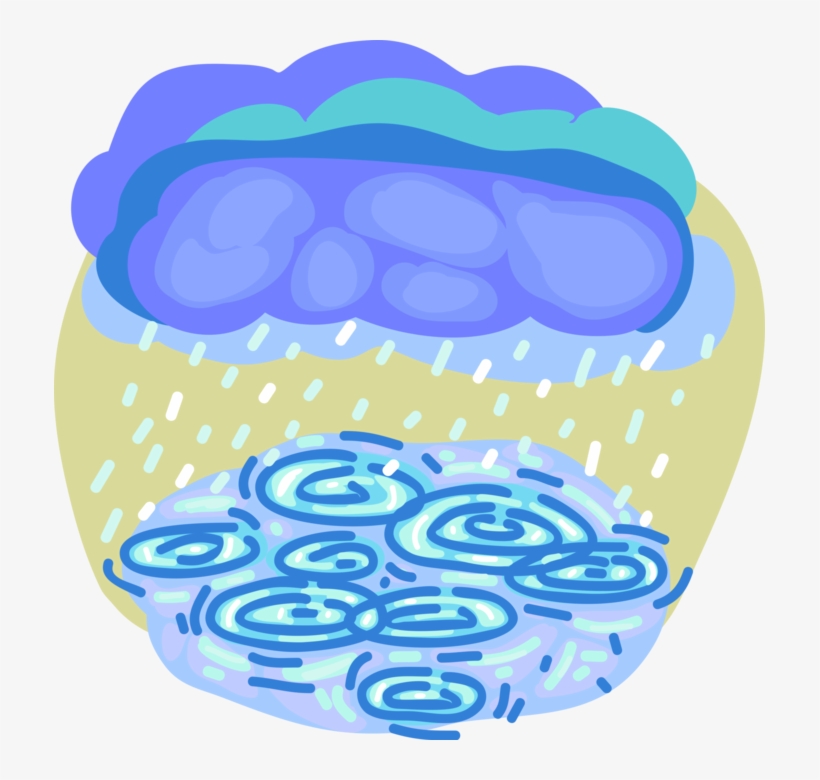 Vector Illustration Of Weather Forecast Storm Clouds, transparent png download