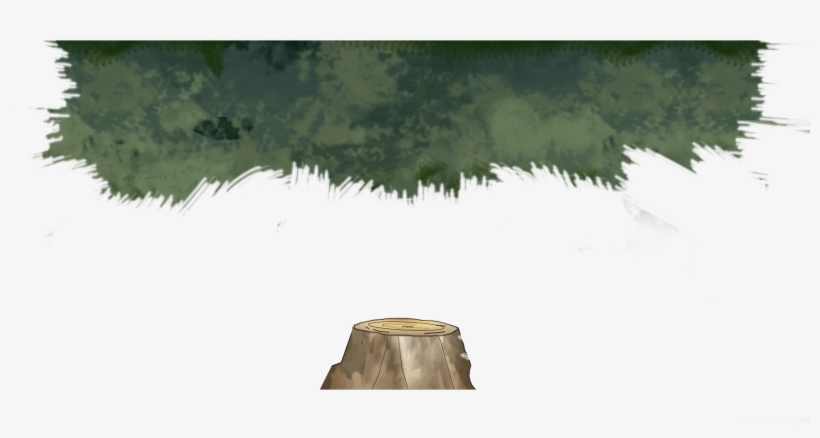 Foreground Tree Trunk / Tree Leaves - Tree Stump, transparent png download