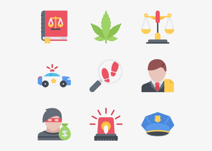 Auction Icons Free Vector - Law Png, transparent png download