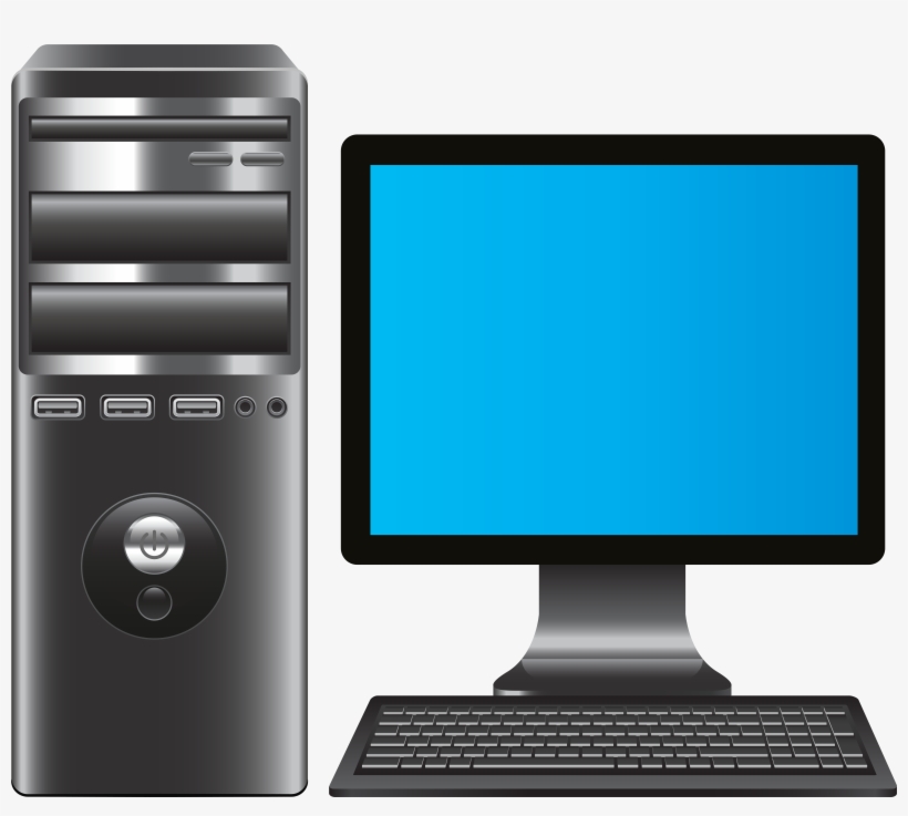 Desktop Computer Png Clip Art, transparent png download
