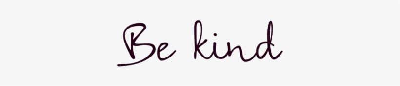 Be Kind Temporary Tattoo, Set Of Size X Tattoo Is - Calligraphy, transparent png download