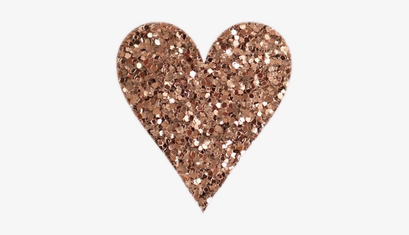 Gold Heart Hd Glitter Bynisha Bronzefreetoedit - Corazon Glitter Png, transparent png download