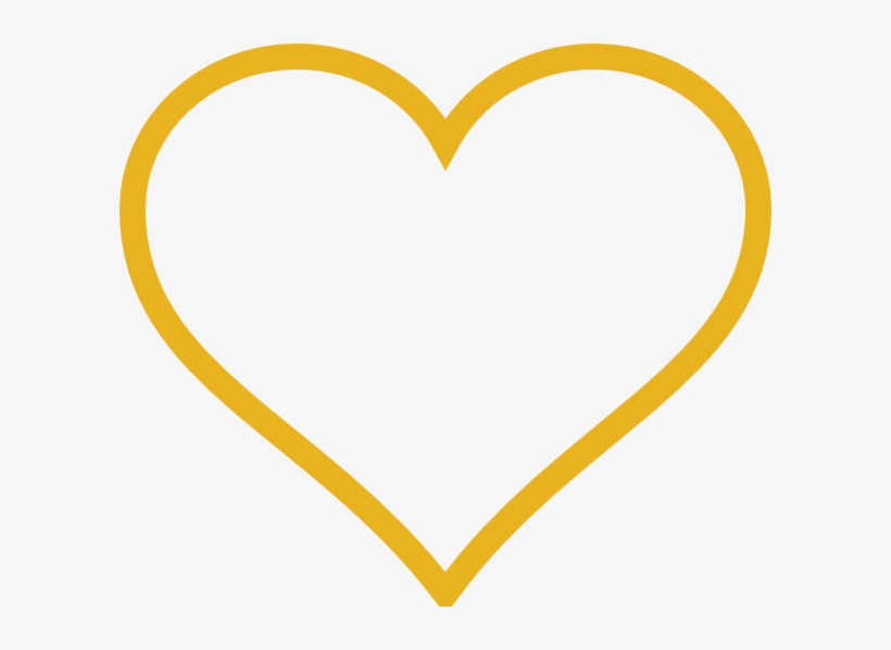 Gold Heart Png Jpg Stock - Gold Heart Clip Art, transparent png download