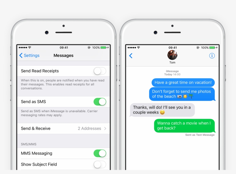 When An Imessage Fails In The Future It Will Automatically - Iphone Sms, transparent png download