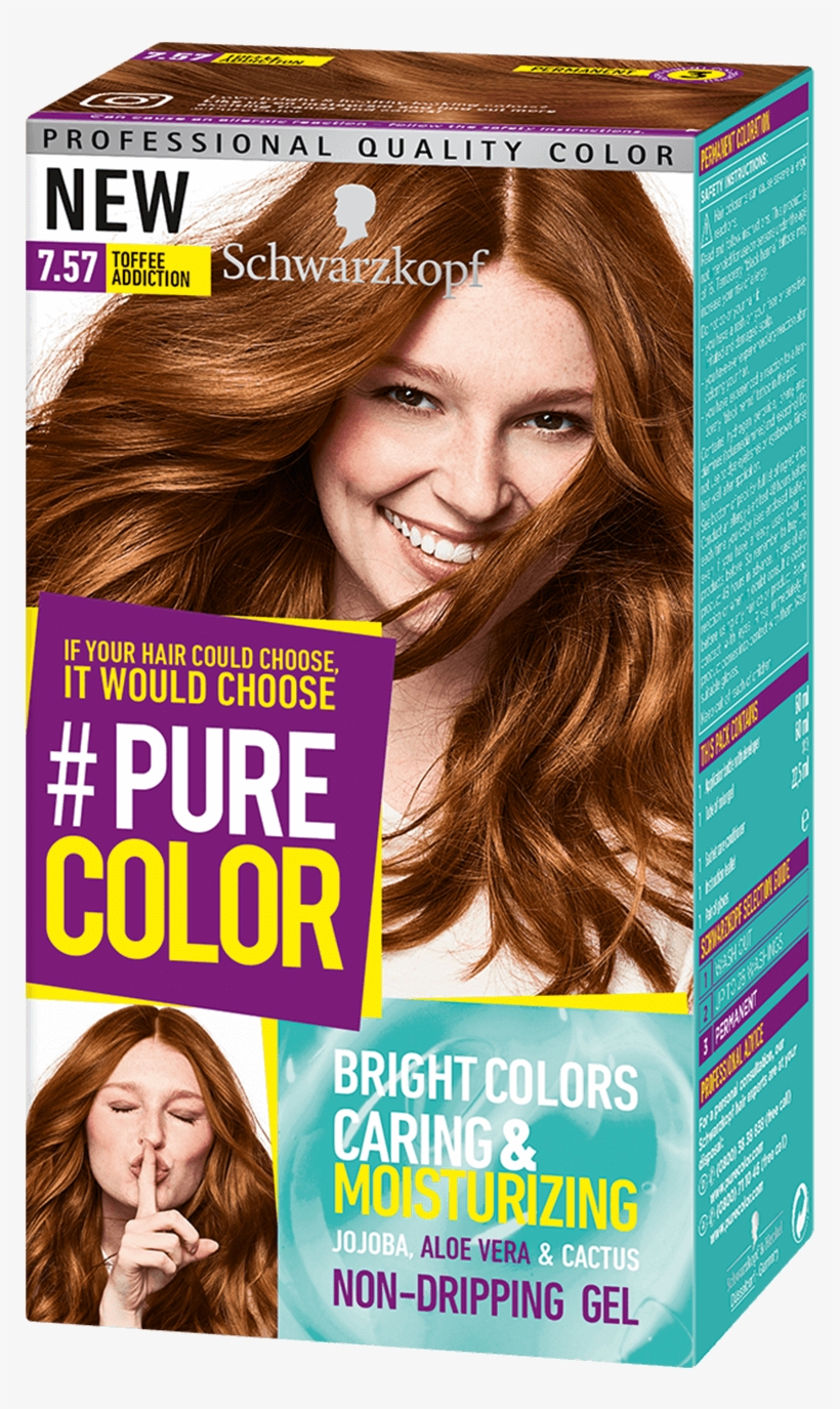 Pure Color Com Baseline 7 57 Toffee Addiction - Schwarzkopf Pure Color 7.57, transparent png download