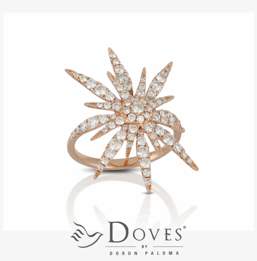 Be A Shining Star With This New Rose Gold And Diamond - Doves Jewelry, transparent png download