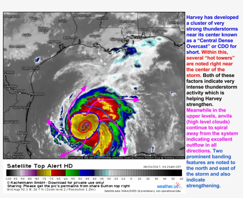 Intense Thunderstorm Activity Is Noted All Around The - Circle, transparent png download
