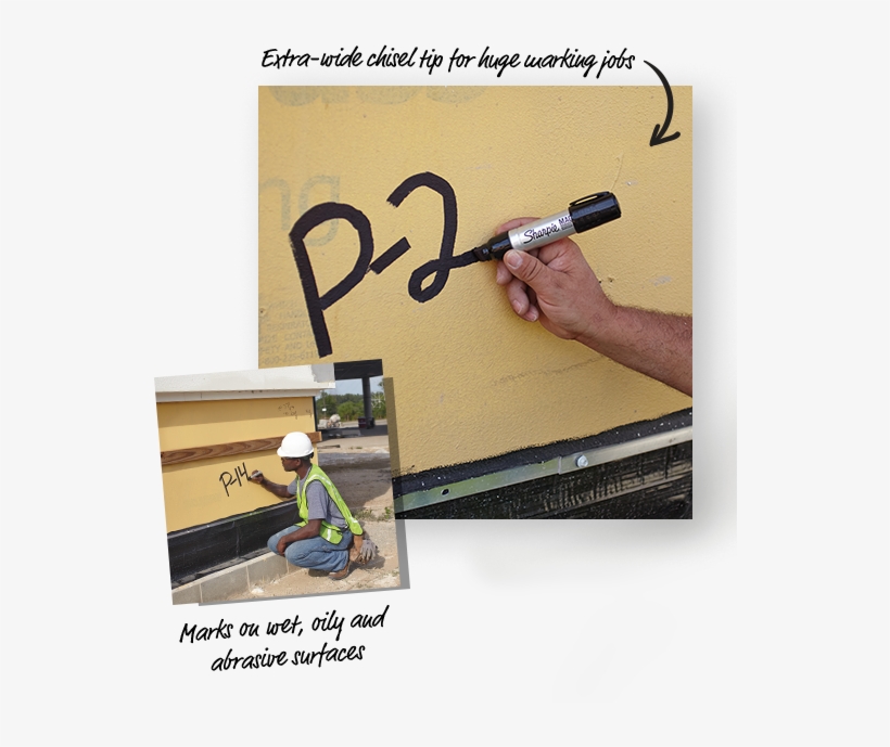 Where To Buy - Sharpie 44002 Magnum Oversized Permanent Marker, Chisel, transparent png download