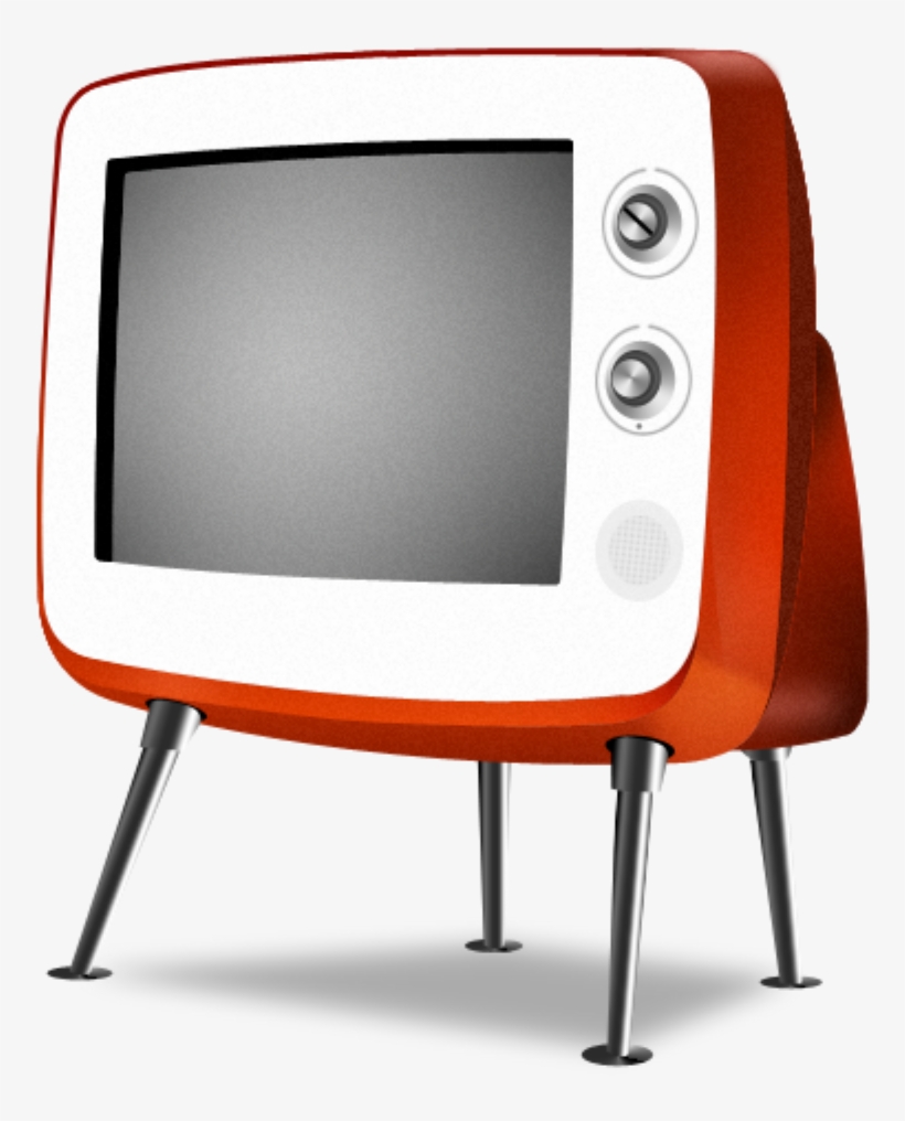 Ftestickers Television Tv Retro Vintage Red - Retro Television Png, transparent png download
