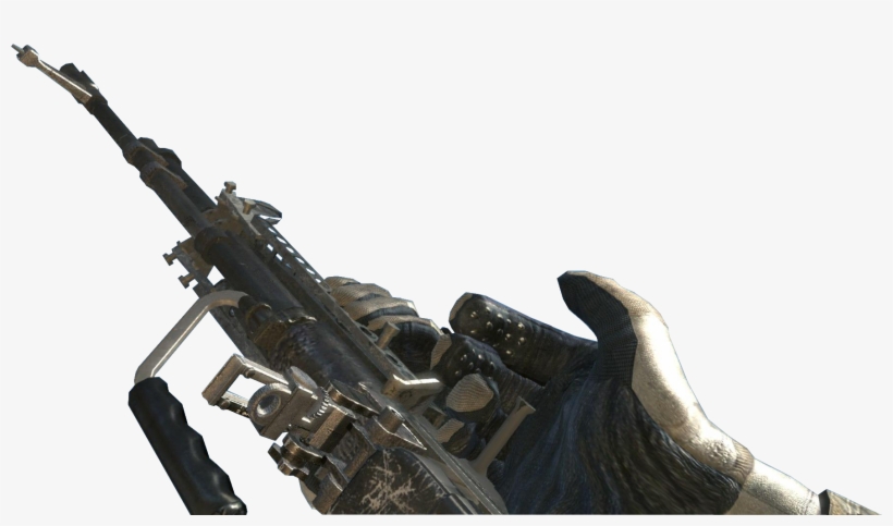 M60e4 Cocking Mw3 - M60e4 Mw3, transparent png download