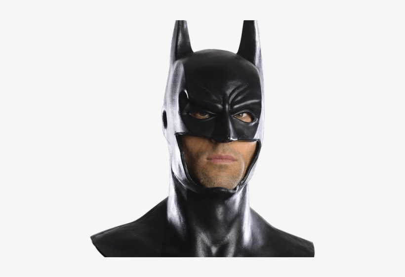 Batman Mask Png Transparent Images - Rubies Deluxe Adult Batman Arkham City Latex Men Costume, transparent png download
