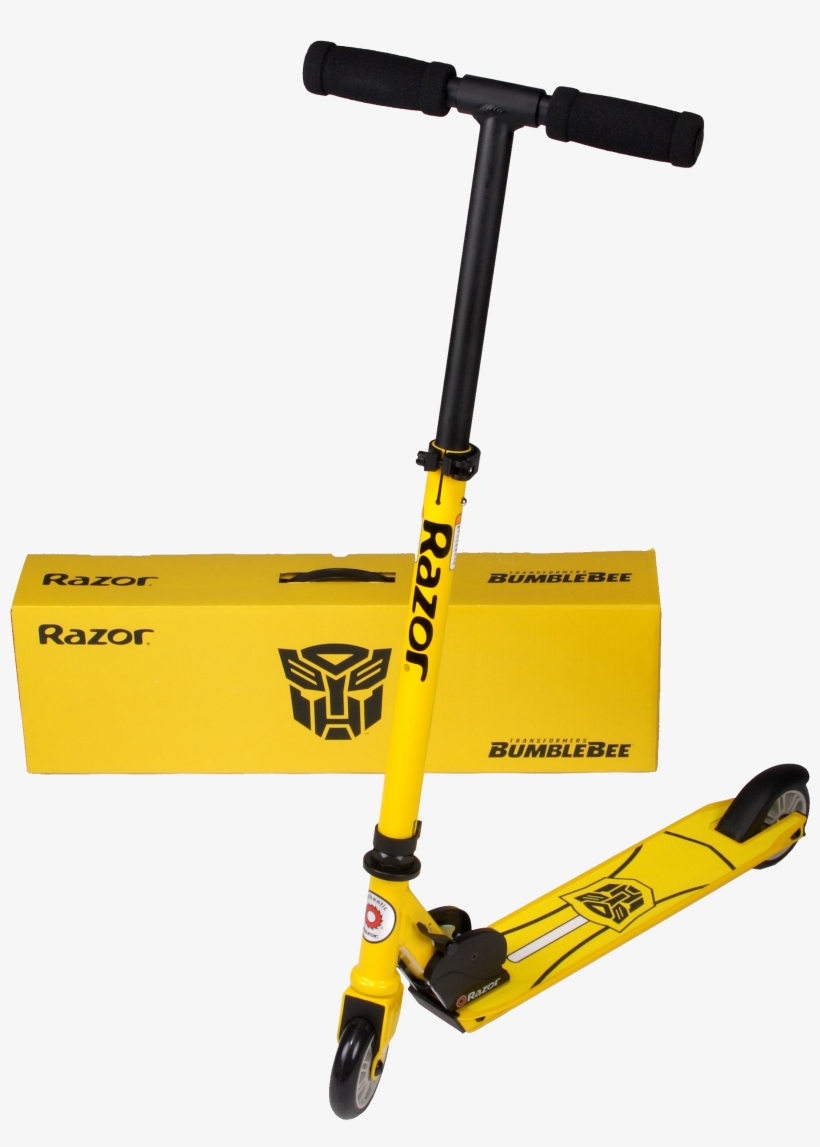 Full Size 2592 × - Sdcc 2018 Hasbro Bumblebee Razor Scooter, transparent png download