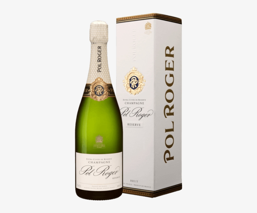 Champagne Pol Roger Brut Reserve In Gift Box - Pol Roger Brut Reserve ...
