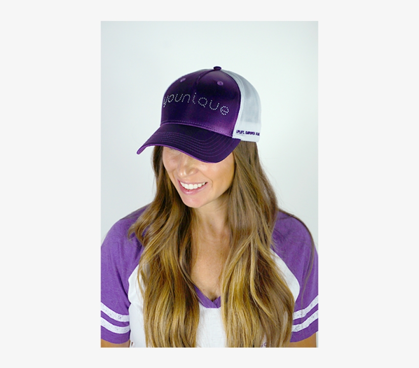 Younique Purple Metallic Hat - Hat, transparent png download