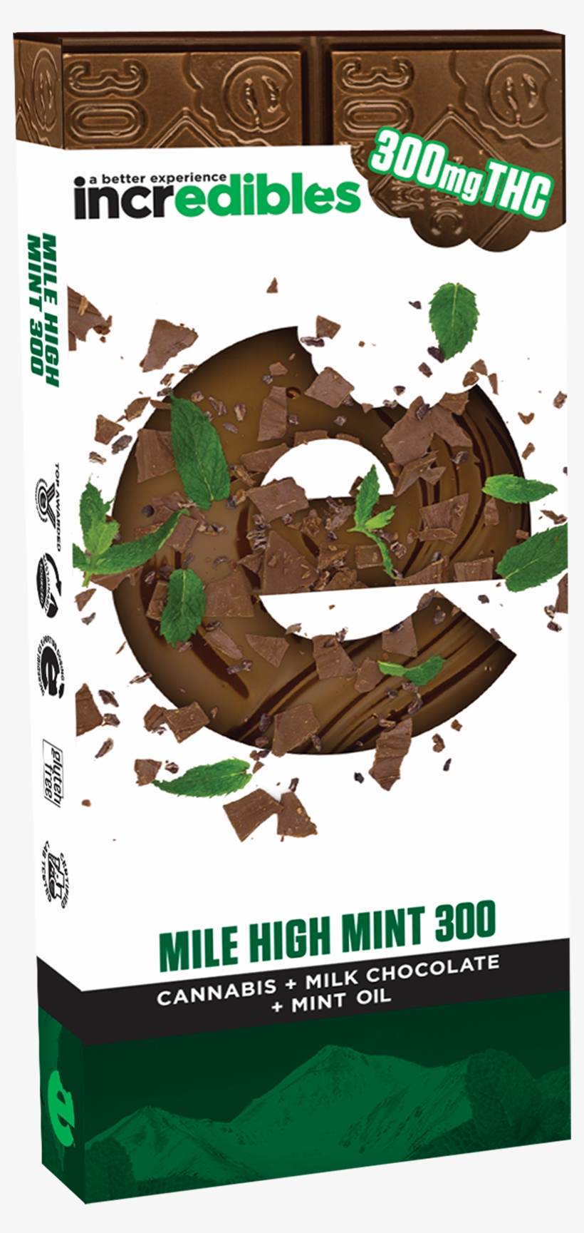 Mile High Mint - Black Cherry Incredibles Bar, transparent png download