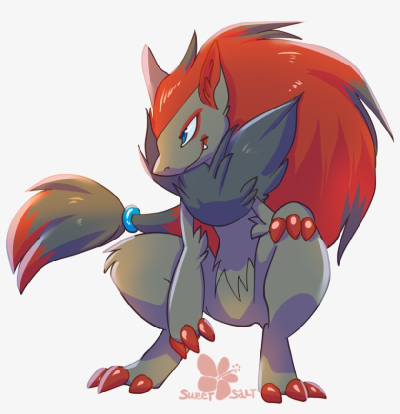 View Zoroark By Sweet Salt-d9pq3p5 ,, transparent png download