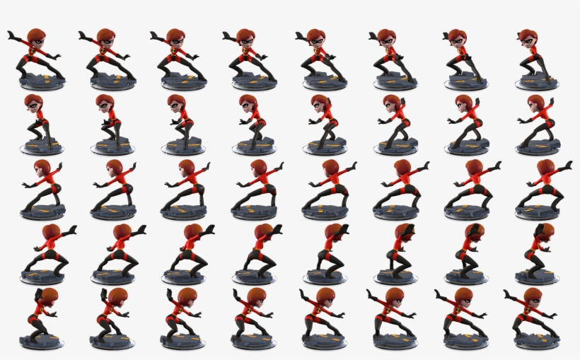 Mrs Incredible Spinaround - Elastigirl, transparent png download