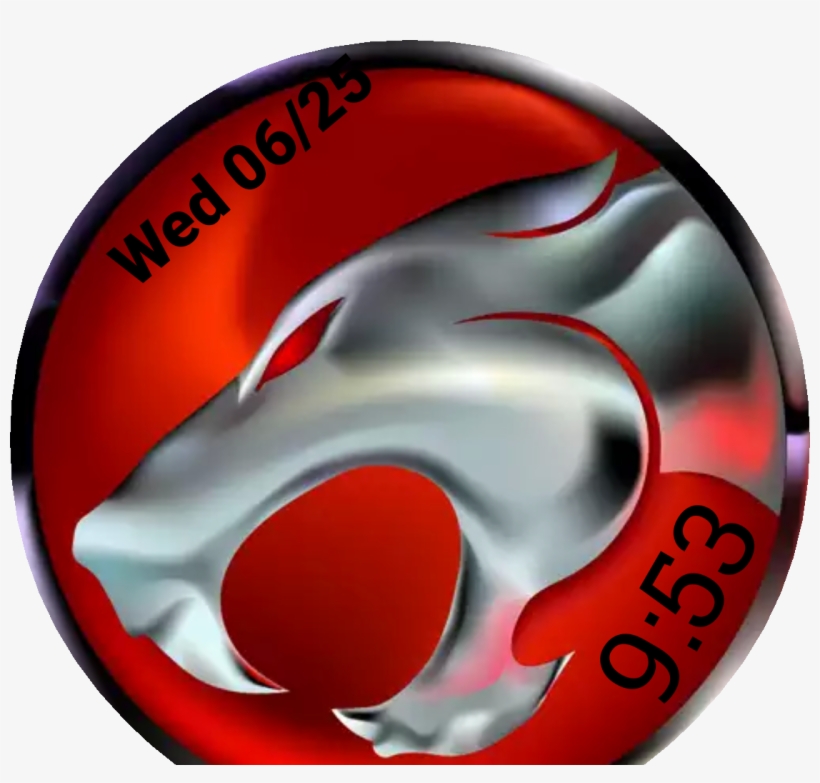 White Thundercat Watch Face Preview, transparent png download