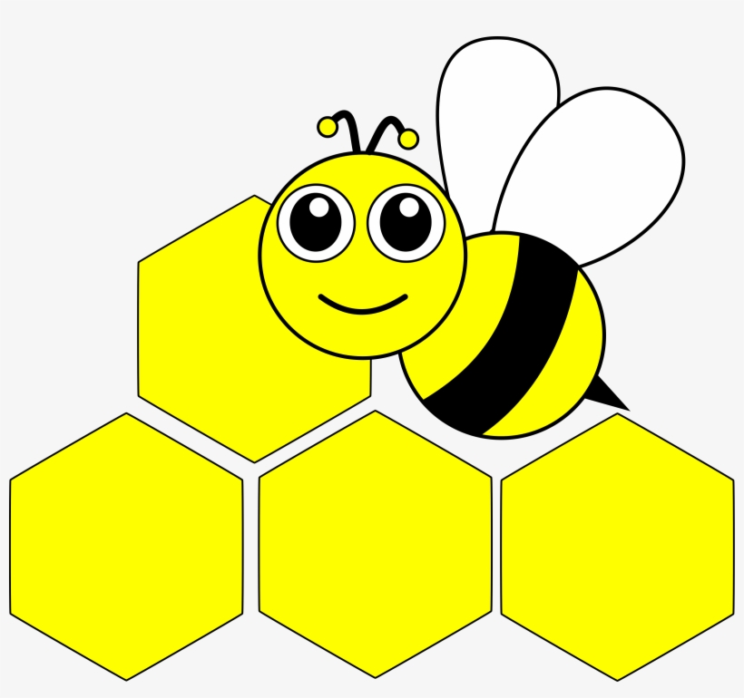 Beehive Png Download Big Im - Bee Cartoon Face, transparent png download