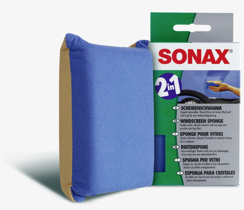 Sonax Windscreen Sponge - Sonax (417100) Windscreen Sponge, transparent png download