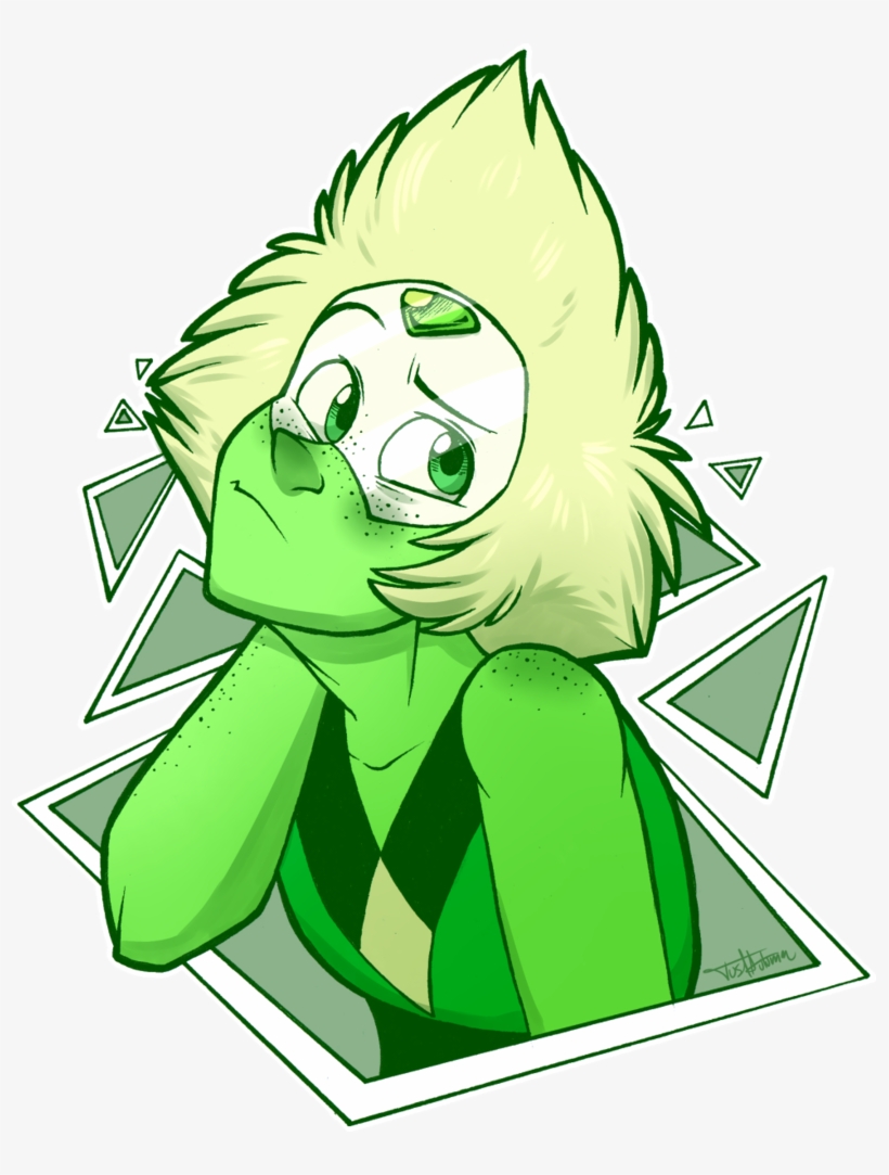 My Attempt At A Pearl/peridot Fusion I Feel Like It - Peridot Justautumn, transparent png download