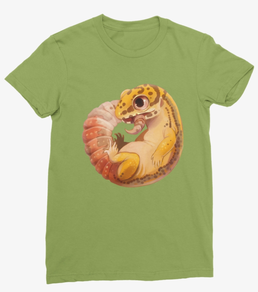 Bt001 Biting Tail Leopard Gecko ﻿women's T-shirt - Just Cant Tshirt, transparent png download