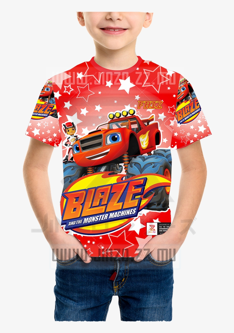 Katalog Jinzo Kids Blaze 2 Kaos Anak Blaze Monster, transparent png download