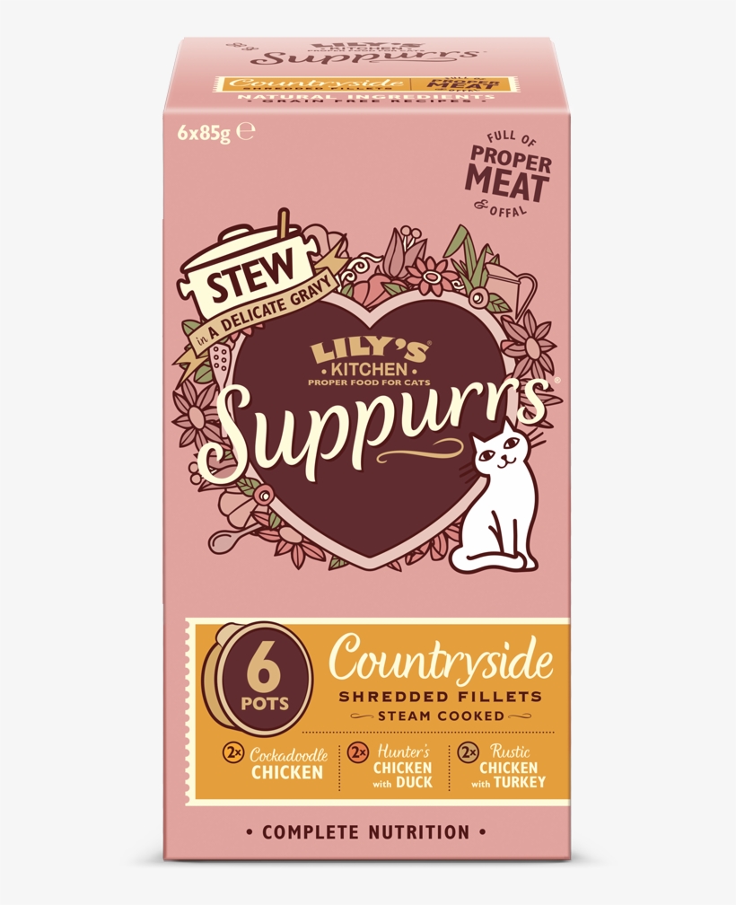 Lily's Kitchen Cat Catch Of The Day 19 Tarrinas 85gr, transparent png download