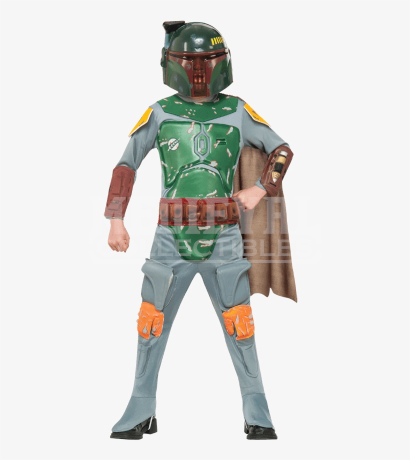 Deluxe Kids Boba Fett Costume From Medieval Collectibles - Boba Fett Kids Costumes, transparent png download