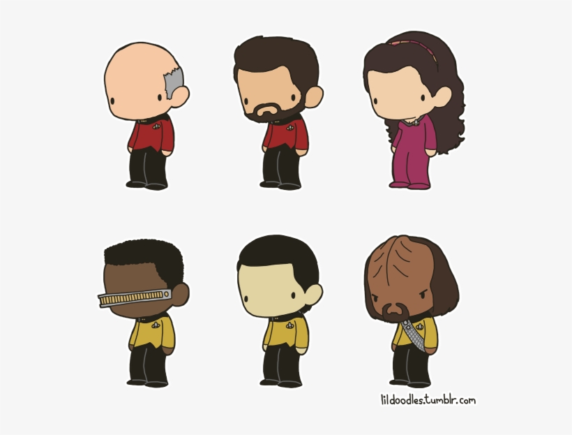 Lil' Star Trek - Lil Doodles Star Wars, transparent png download