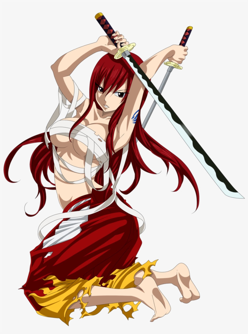 1º Erza Scarlet - Png Erza Scarlet, transparent png download