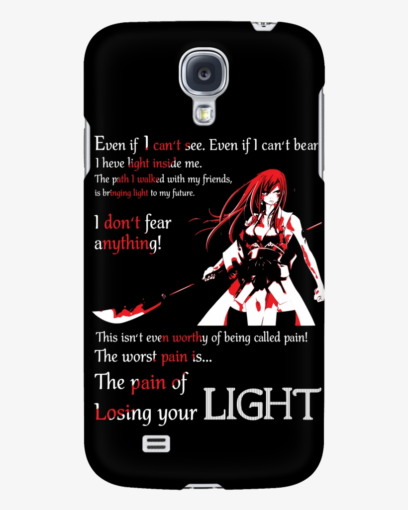 The Pain Of Losing Your Light Erza Scarlet - Limited Edition Basic Tees, transparent png download