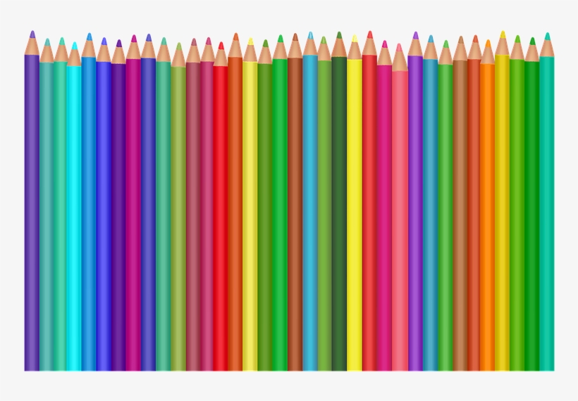 Crayons De Couleur Png - Festive Colored Art Drawing Pencils Unisex T-shirt, transparent png download