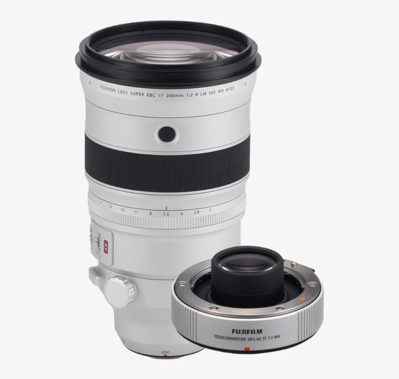 New Xf 200mm F2 R Lm Ois Wr - Fujinon Xf 200mm F2 R, transparent png download
