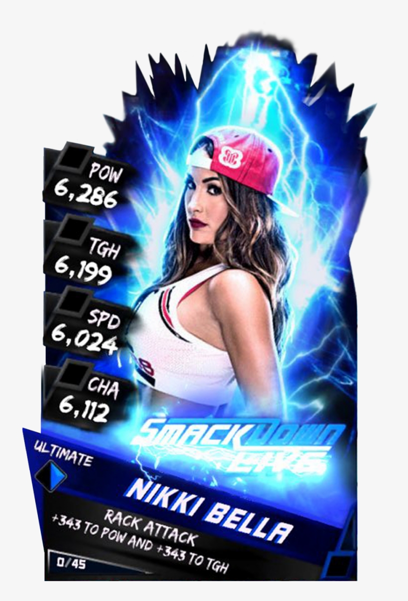 Nikkibella S3 13 Ultimate Christmas Supercard Nikkibella - Wwe Supercard Nikki Bella Elite, transparent png download
