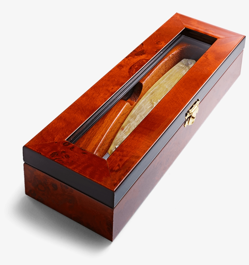 Wooden Single Straight Razor Display Case - Taos Wooden Single Straight Razor Display Case, transparent png download