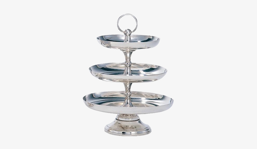 Cake Stand 3 Tiers H 47 Cm, Trays Ø 35, 30 And 26 Cm - Centimetre, transparent png download