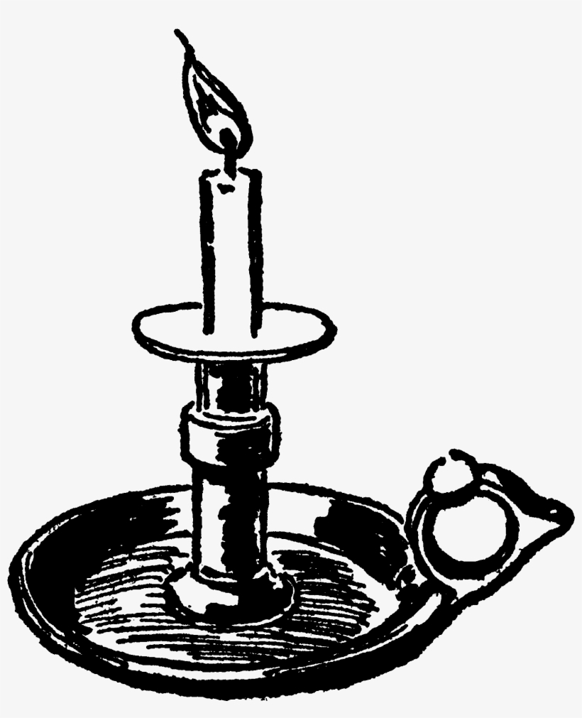 Ceremony Clipart Invitation Design - Candle Illustration, transparent png download