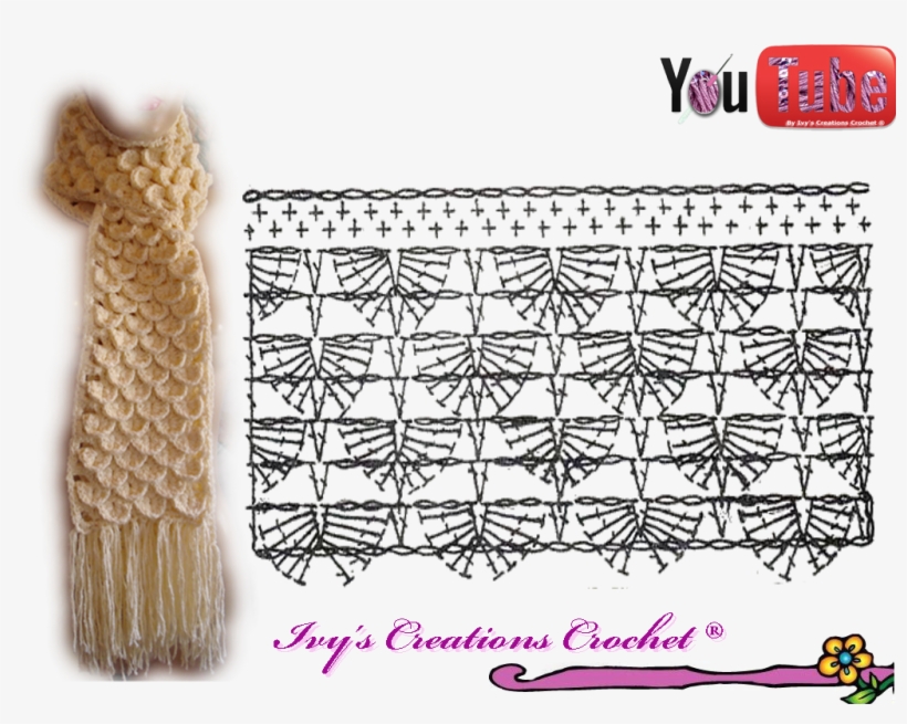 Diário Do Croche - Узор Крокодиловая Кожа Крючком, transparent png download