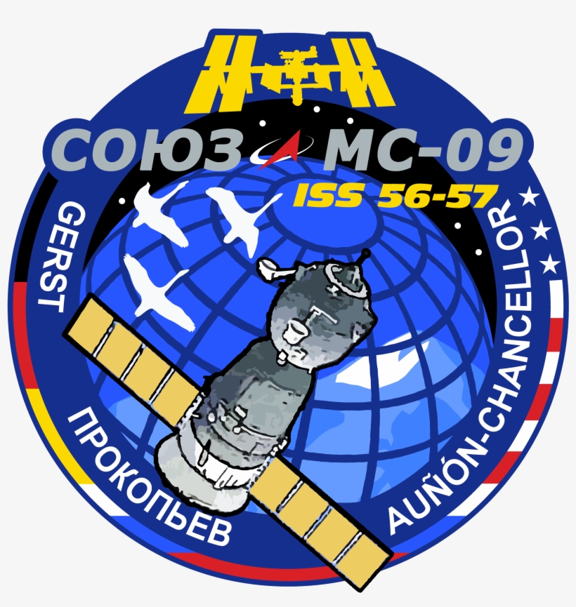 Soyuz Ms 09 Mission Patch - Союз Мс 09, transparent png download