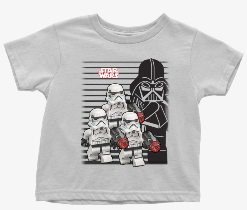 Star Wars Darth Vader Storm Trooper Lego Short Sleeve - Unicorn Christmas Top Girls, transparent png download