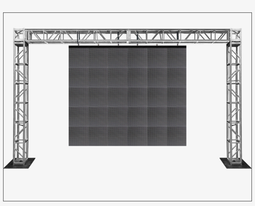 Main Image Is A Mock-up Of Actual Video Wall To Be - Led Video Wall Truss, transparent png download