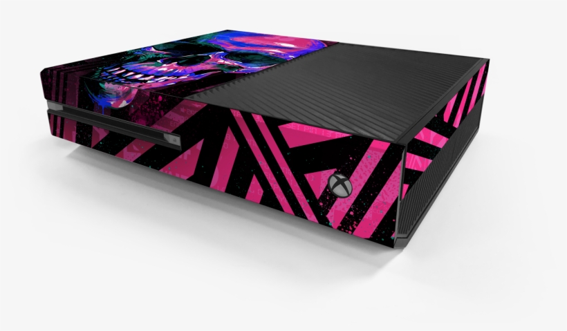 Xbox One Pink Cyber Skull Skin - Xbox One, transparent png download