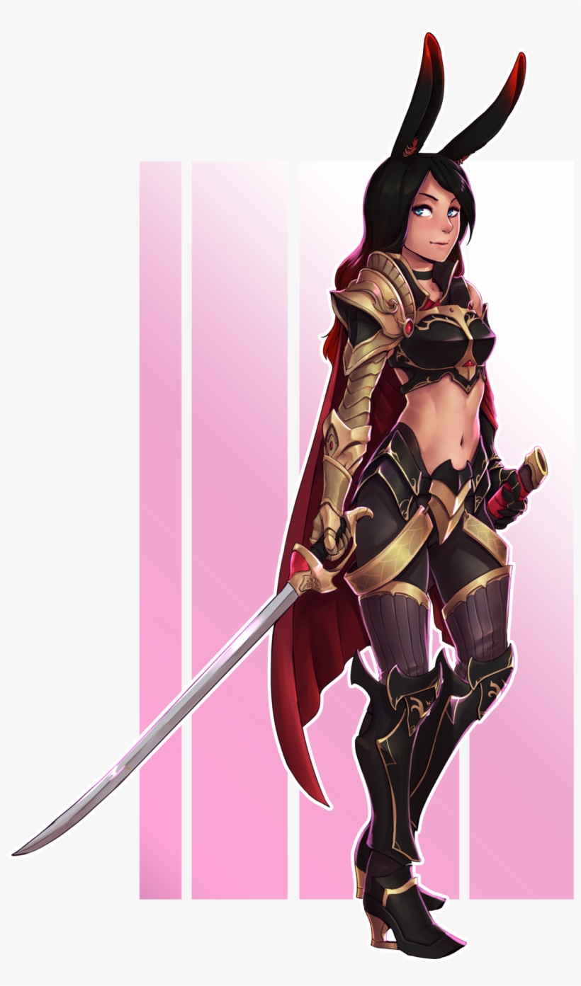 Commission For Sword Of His Cute Bunny Girl Kirih - Wilderness Trail Bikes, transparent png download